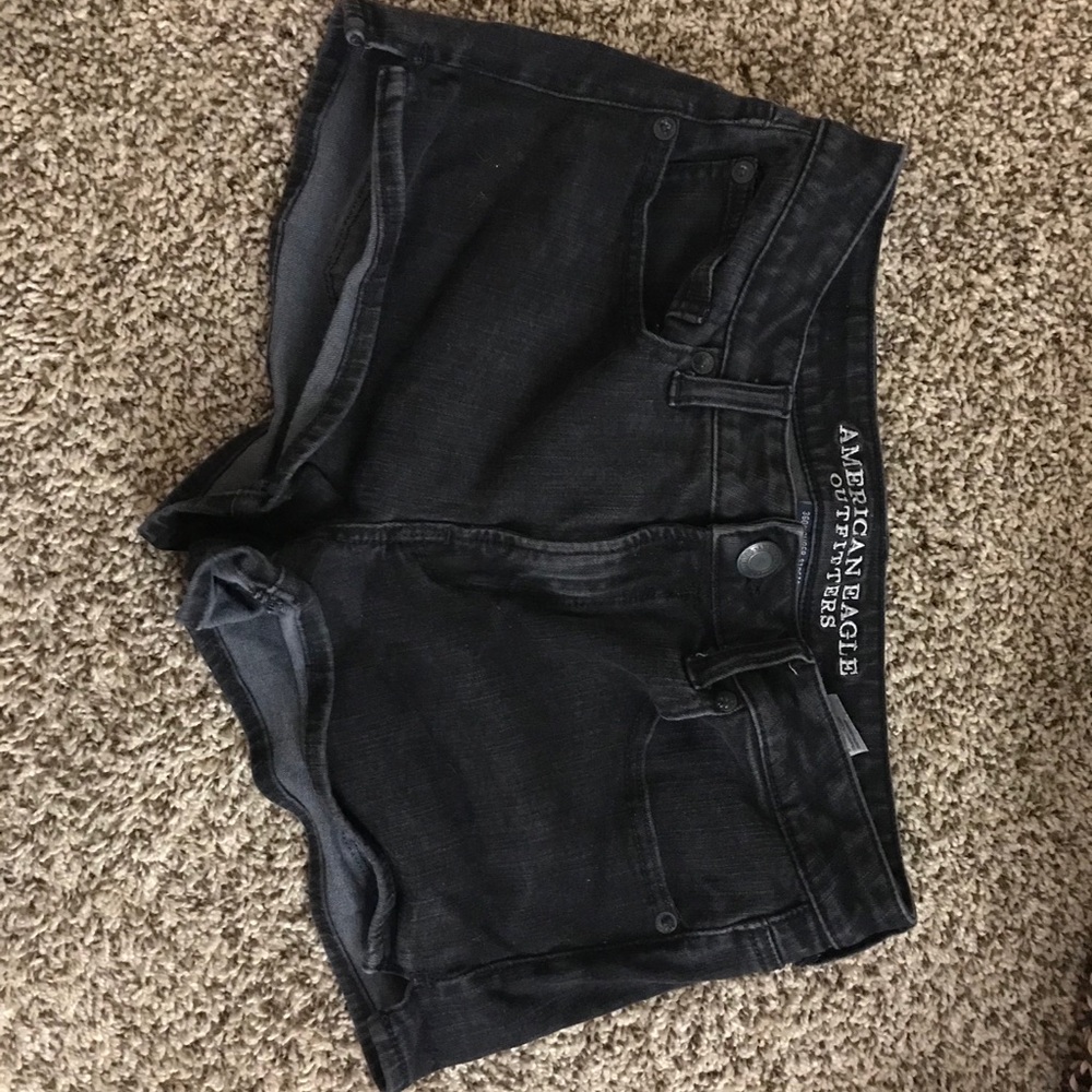 American Eagle Black shorts size 6